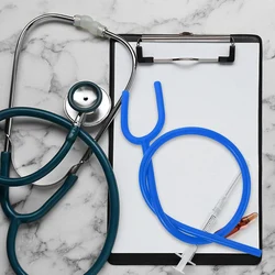 Stethoscope Accessories, Flexible Tube, Stethoscope Rubber Tube, Replacement Sound Tube, Extended Y-shaped Stethoscope Tube