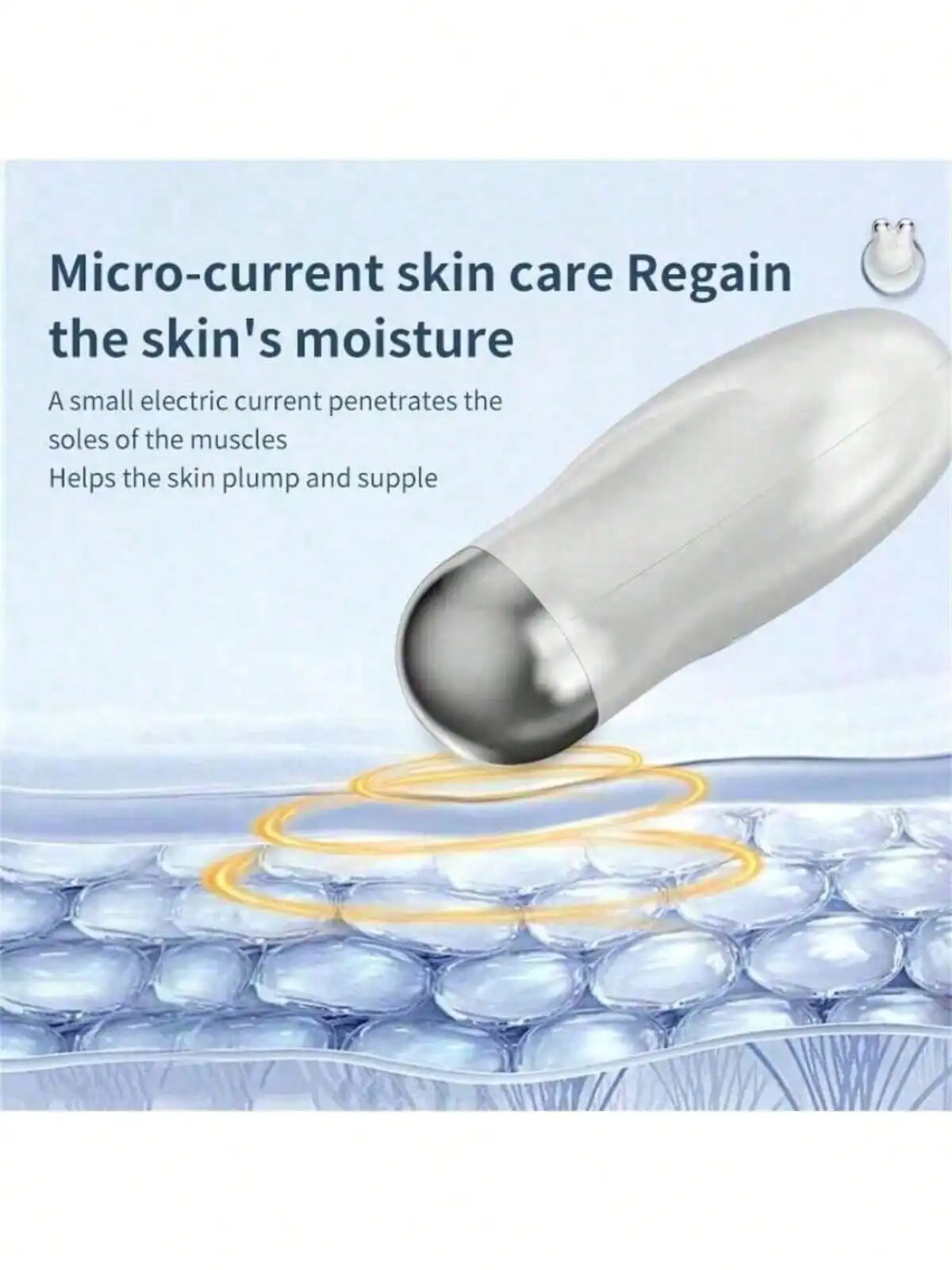 ポータブル電気フェイスリフトローラーマッサージャー EMS マイクロカレント音波振動フェイシャルリフティング肌引き締めマッサージ美容機器