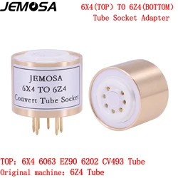 1PC 6063 EZ90 CV493 6202 6X4  TO 6Z4  7Pin TO 7Pin Tube DIY Audio Vacuum Tube Amplifier Convert Socket Adapter Free Shipping
