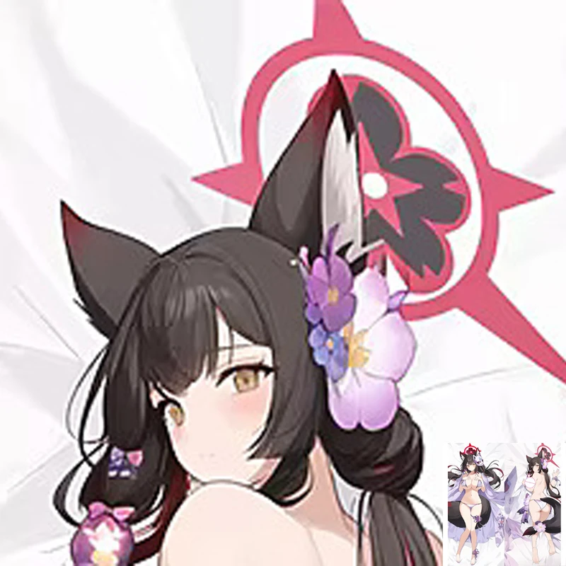 

Anime Dakimakura Pillow Case Fate Sexy and Busty Wakamo Double-Sided Halloween Decoration