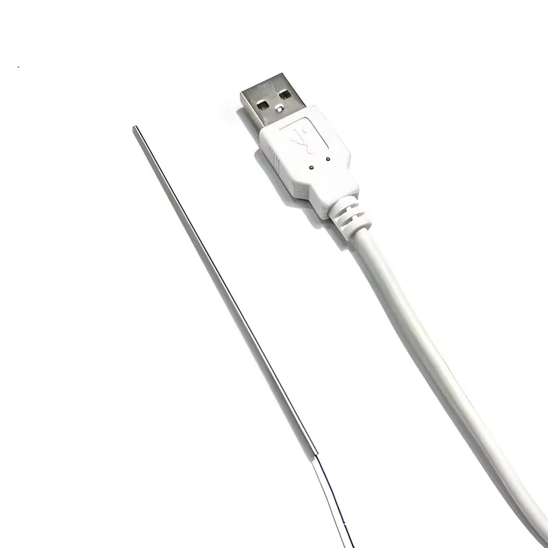 منظار كاميرا فيديو صغير بوريسكوب مرن 1.6 ملم مع 4 مصابيح LED وحدة كاميرا USB