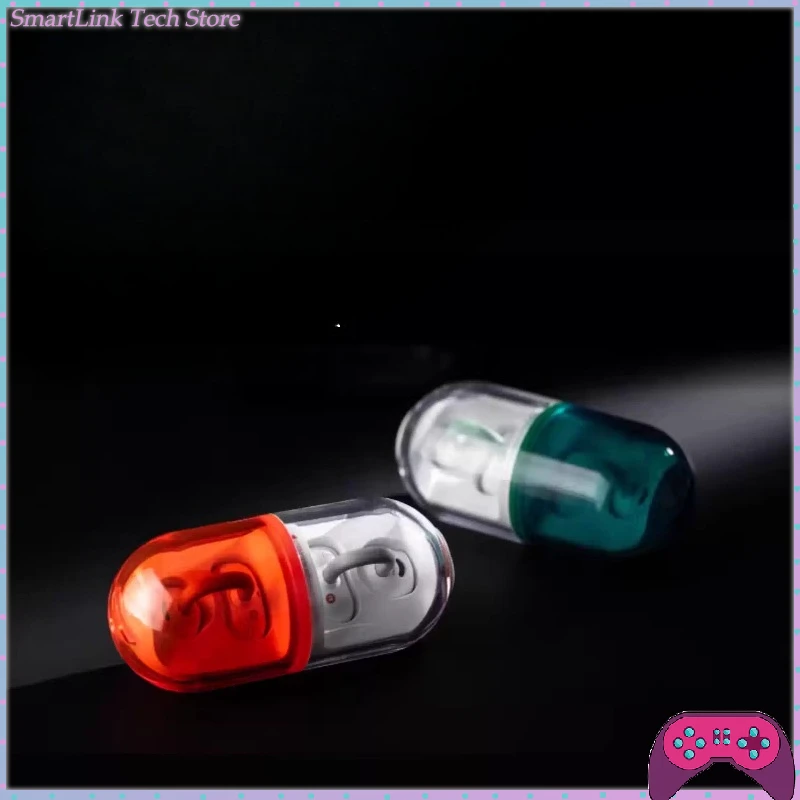 

Беспроводные наушники-клипсы PILL Music Capsule Bluetooth 6.0 для спорта и бега, отличный подарок