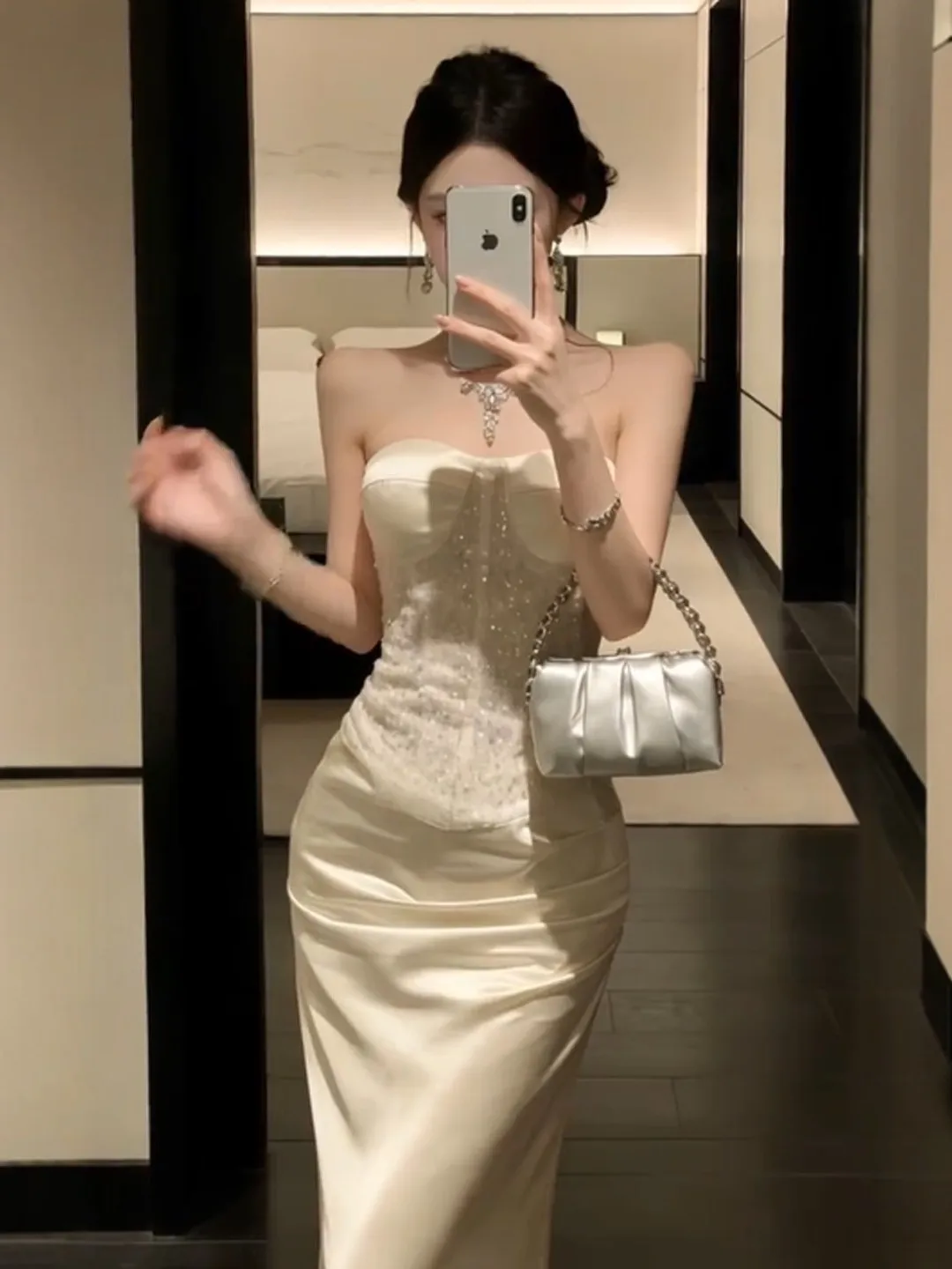 

Sexy Siren Sle Spring Faion Set Women's Strapl Crop Top And Wraparound Skirt High Waist Cotton Slim Fit Ensemble