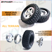Original MN MN82 Metal Tire Wheel RimBeadlock for MN82S MN82P MN78 Metal 1/12 MN RC Car Upgrade Metal Parts Accessories