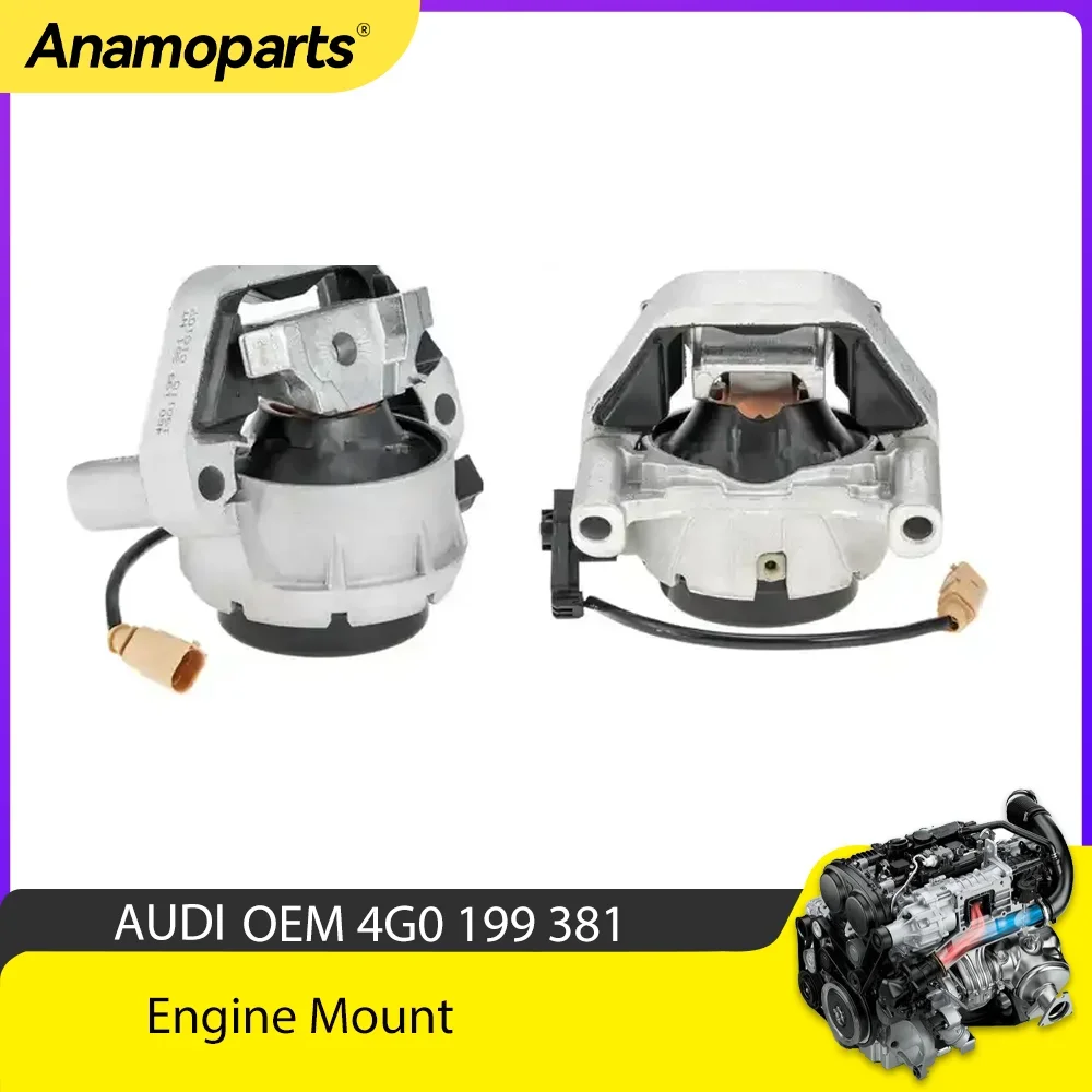 

Engine Part Front Left Right Trans Motor Mount fit 2.8 T L V6 Gas CHVA CNYA For 10-15 AUDI A6 A7 2.8T 2.8L 4G0199381D 4G0199381E