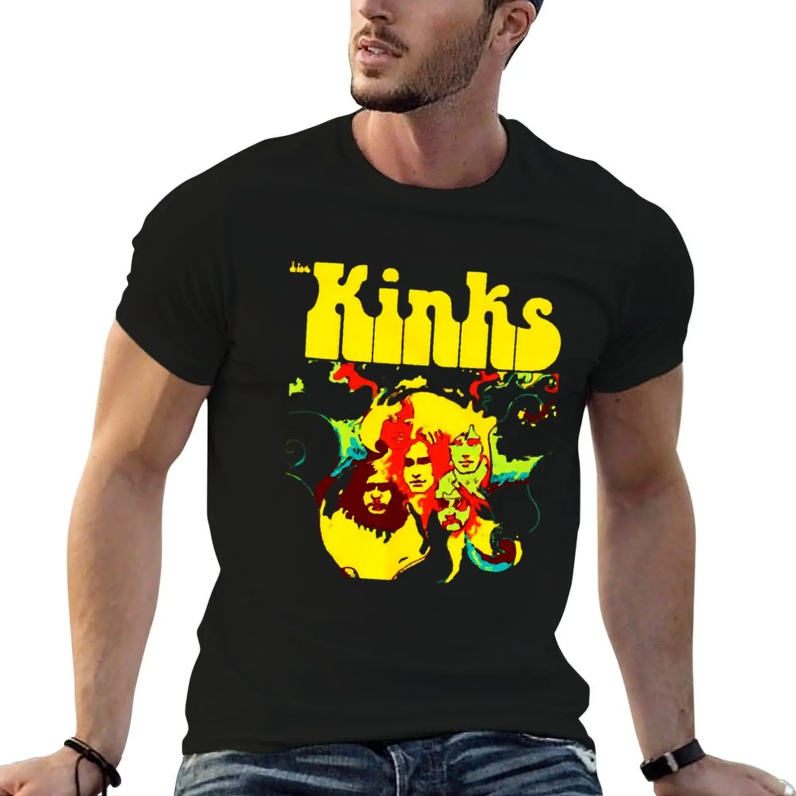 

The Kinks Love Rock Band Art T-Shirt t shirt man luxury t shirts for man graphic tees T-Shirt