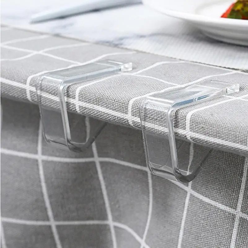 

4pcs/set ABS Outdoor Tablecloth Clip Tables Picnic Wedding Prom Clamps Party Picnic Useful Supplies Clips Holder Party Cloth