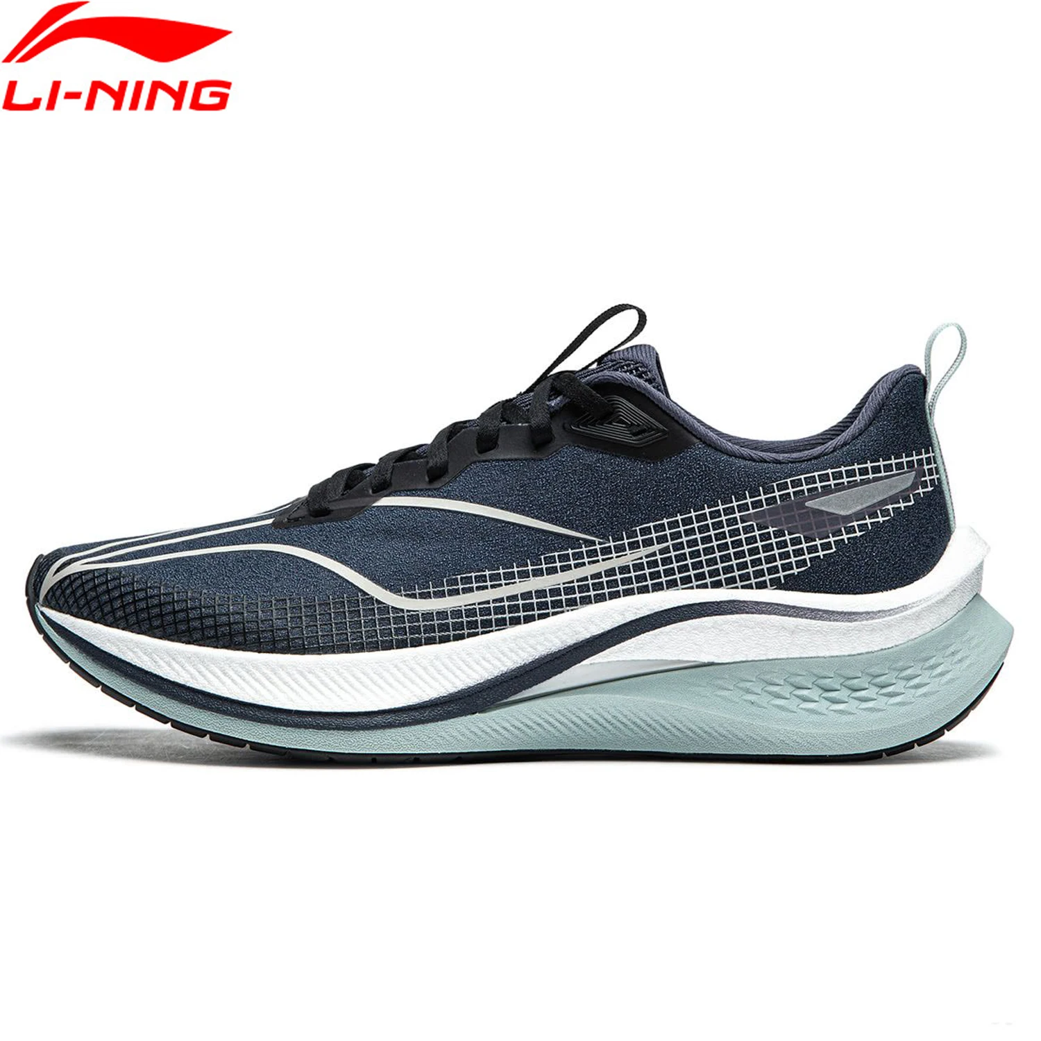 Li-Ning Men RED HARE 7 PRO Racing Running Shoes BOOM Cushion Stable Sport Shoes Breathable Wearable Light Sneakers ARPU001