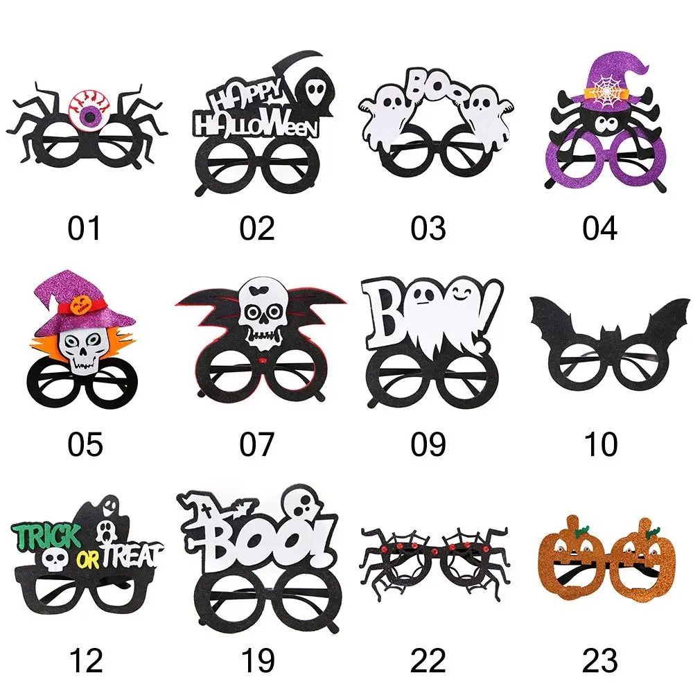 Ghost Pumpkin Bat Halloween Glasses Party Favors Photo Props Supplies Eyeglasses Frames Costume Cosplay Halloween Party Supplies