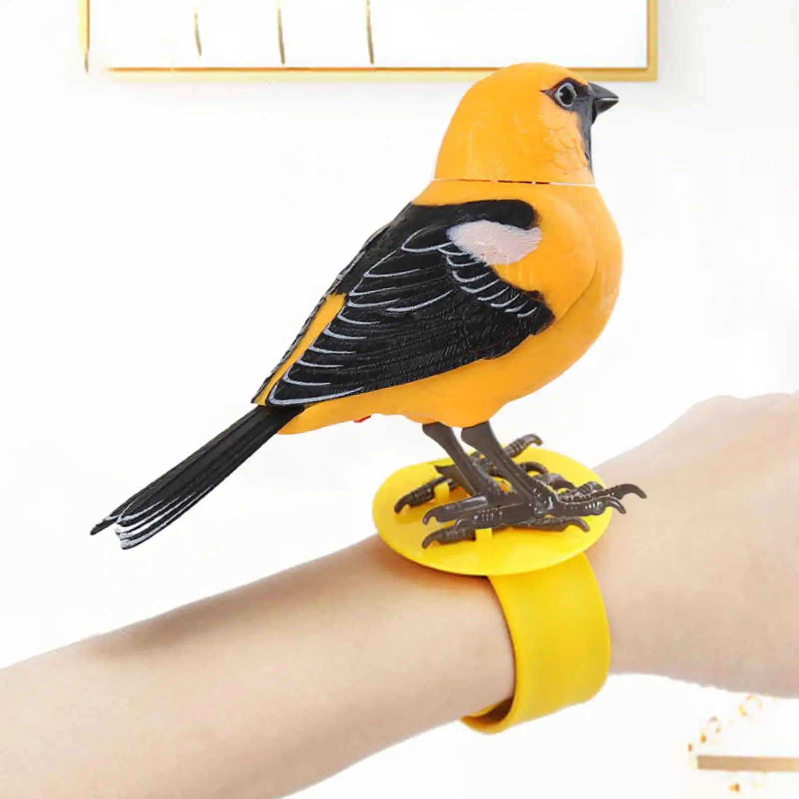 Bird Toys For Kids Toddler Bird Toy Desktop Realistic Talking Electronic Pet For Sensory Play Birthday Outdoor Room Decor Party