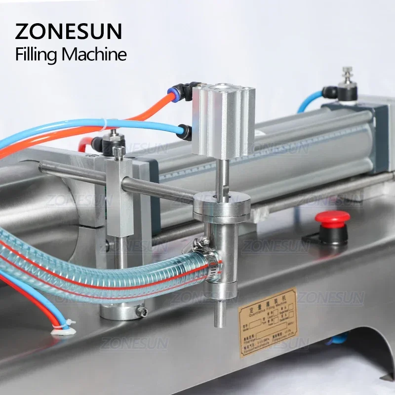 ZONESUN Fully Pneumatic Kerosene Sprays Bottle Alcohol Hand Sanitizer Gel Flammable Liquid Soap Bottle Dispenser Filling Machine