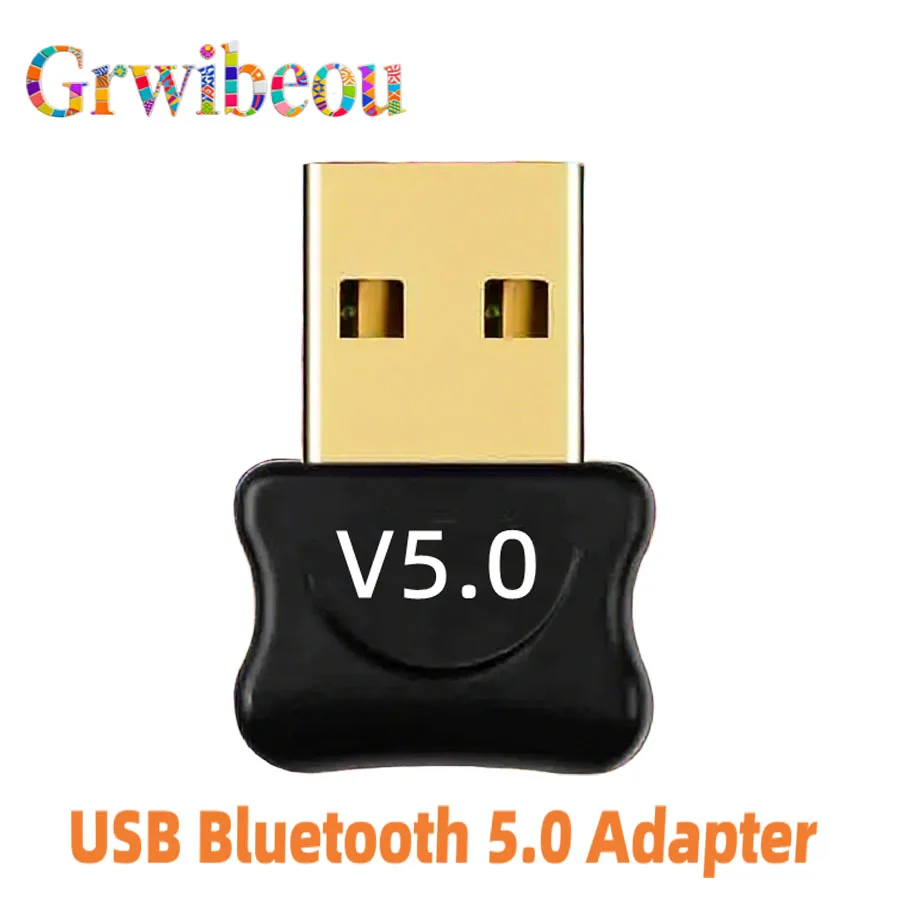 

Portable USB Bluetooth 5.0 Adapter Stable Transmission Wireless Audio Adapter for PC/Laptop/Earphone/Speaker Data Dongle