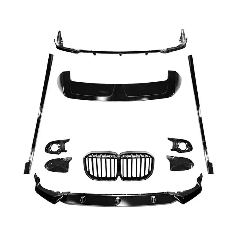 

Auto Parts Body Kit For X7 G07 Modified Black Samurai Surround Front Lip Middle Mesh Rear Lip Tail Wing Side Skirt