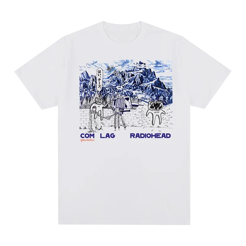 Radiohead camiseta américa do norte tour rock boy camisas hombre hip hop rua algodão masculino t camisa nova camiseta das mulheres topos