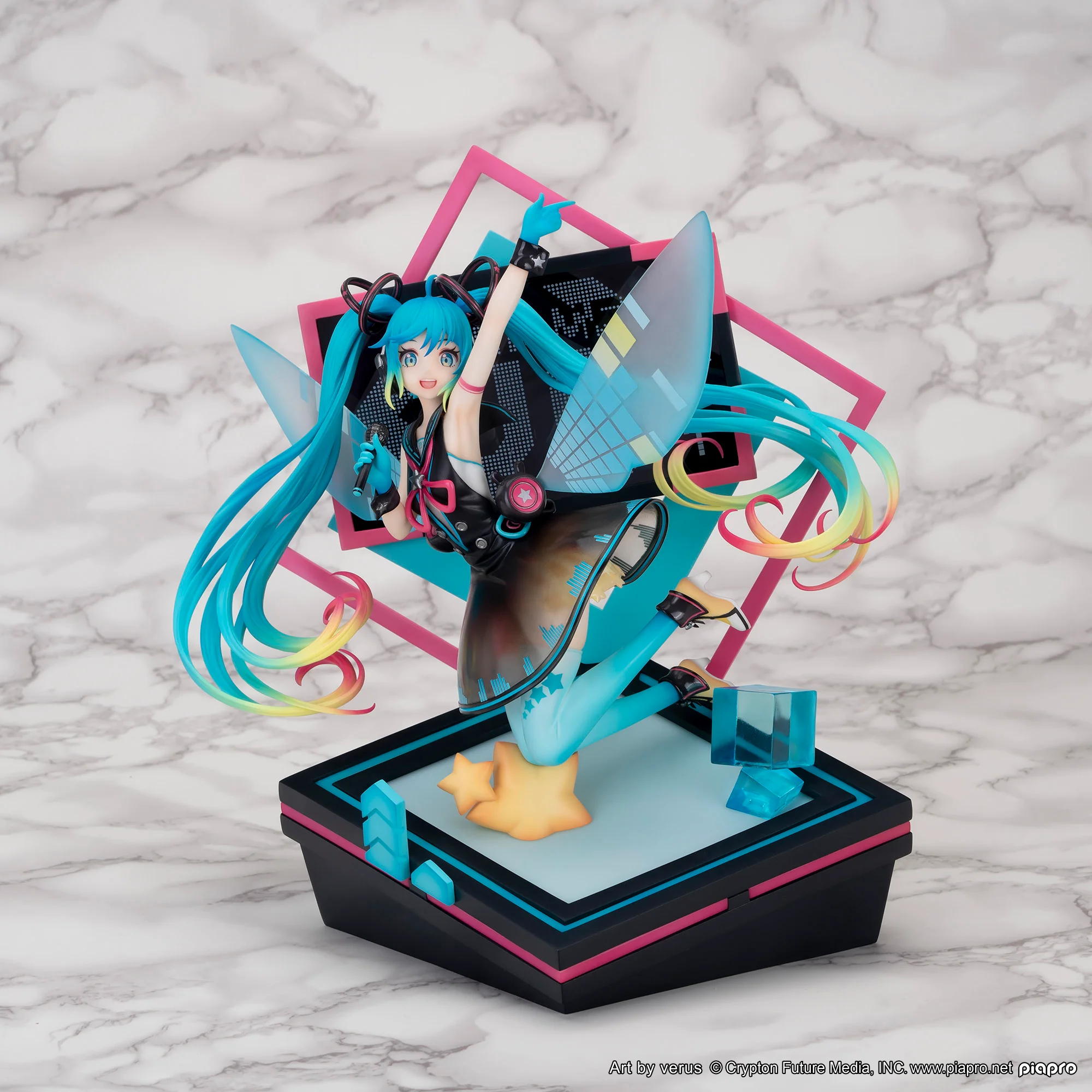 Stock Original Genuine Hatsune Miku APEX TOYS Pick Me Up Piapro Characters 24CM PVC Action Anime Figure Model Toys Doll Gift