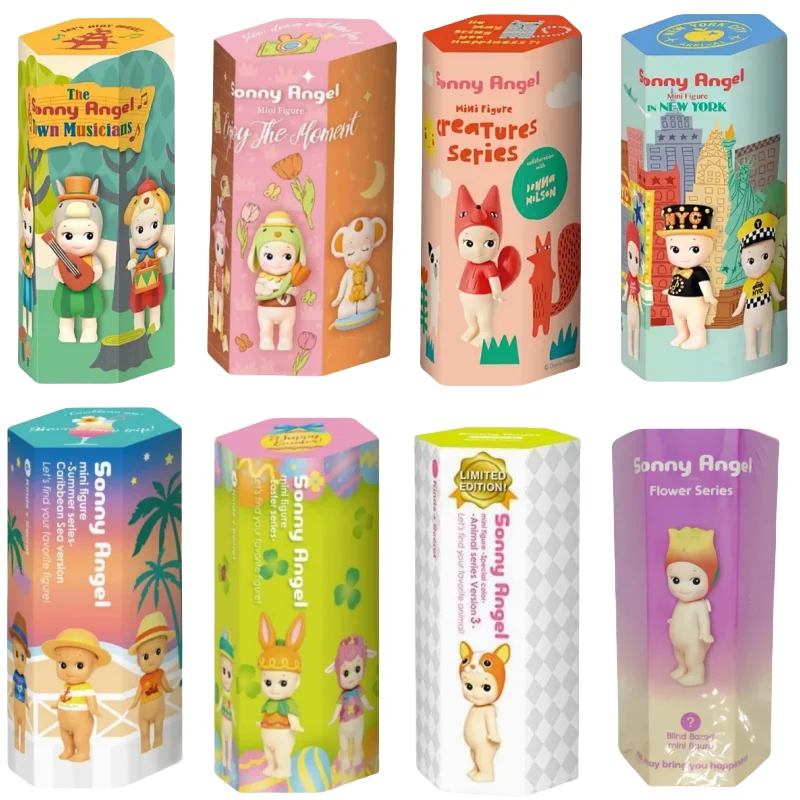 

New Stock Sonny Angel Rare Brand New Serie Series Hippers Blind Box Doll Cute Ornament Gift Box Set Decoration Holiday Gift Toy