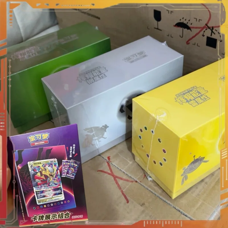 

Genuine Ptcg Card Giratina Lugia Brightness Energy Gift Box Simplified Chinese 3.0 Grass Thunder Steel Attribute Collection Card