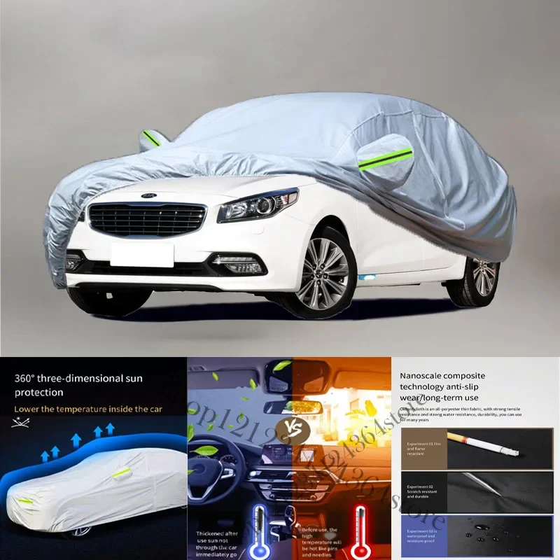 

For KIA K4 Auto Anti snow Anti dust Anti-uv Anti peeling paint And Anti Rainwater 210t car cover Car cover protection