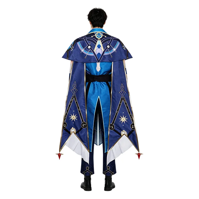 WHH Anime Game Honkai Star Rail Anaxagoras Cosplay Costume Shawl shirt Accessories Full Set Outfis Men Halloween Party Role play view 4