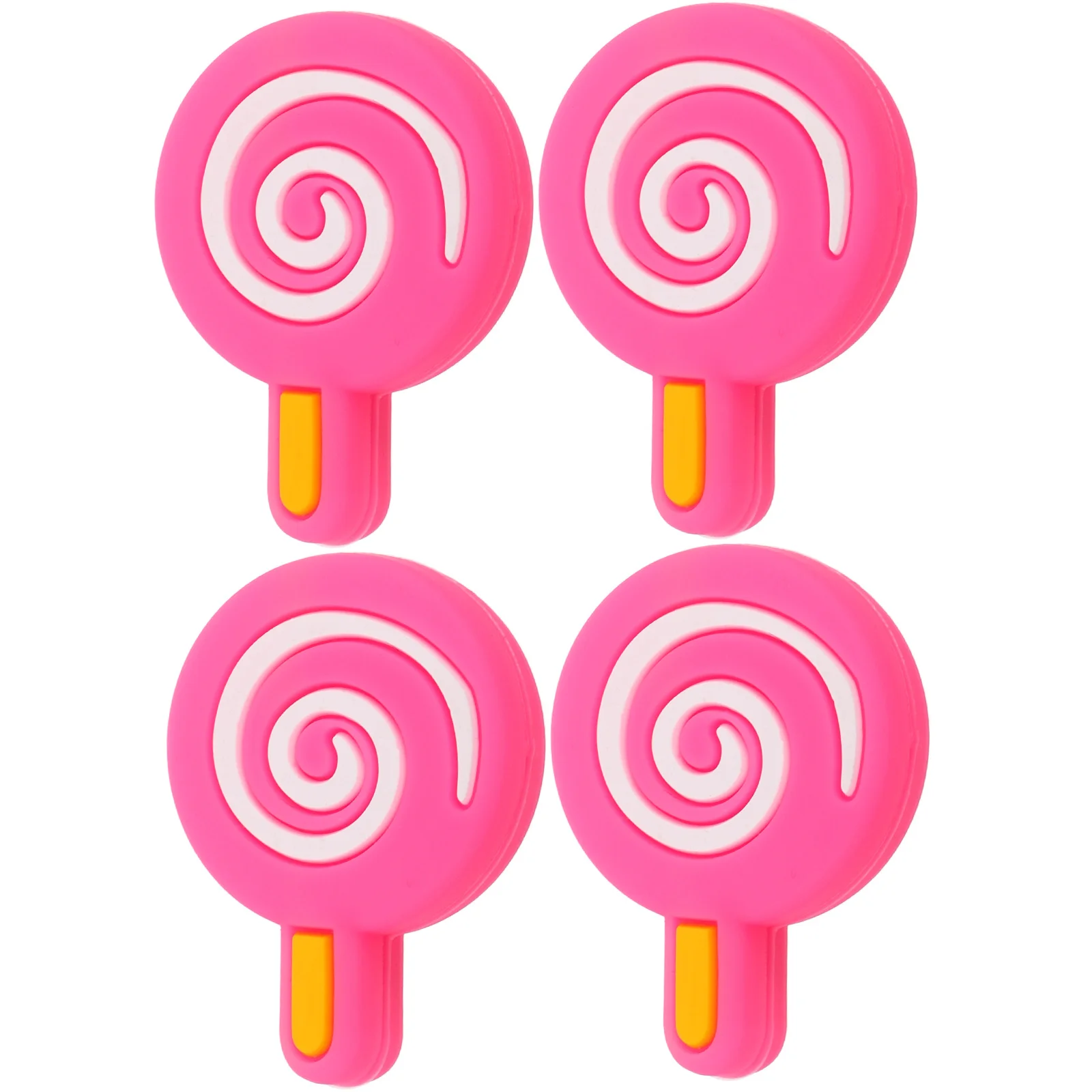 

4Pcs Lollipop Racket Dampeners Silicone Tennis Shock Absorbers Durable Material Fun Design Tennis Lover Gift Shock Absorber