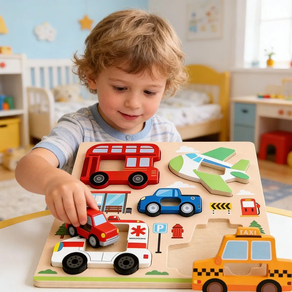 ألغاز خشبية ثلاثية الأبعاد جديدة من سلسلة الحيوانات اللطيفة، ألعاب ذكاء آمنة ومحمولة، أحجية إدراكية للأطفال