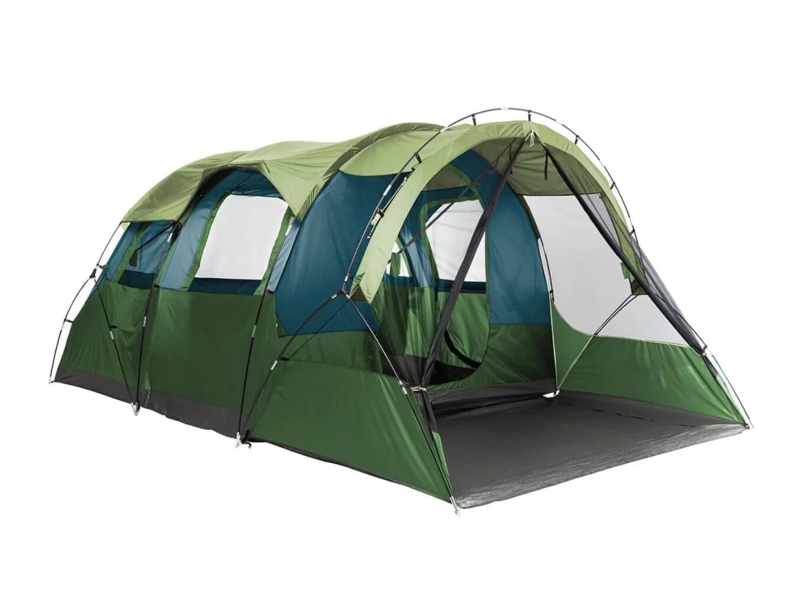 

Hot-selling Spacious 6 Person Tunnel Camping Tent with Large Screened Front Porch Waterproof 3 Season Shelter for Family Trips