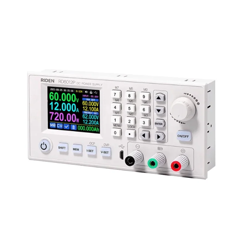 

USB WiFi 5 Digit DC to DC Voltage Step down Adjustable Buck Converter Voltmeter 60V 12A for Industrial Measure Tool