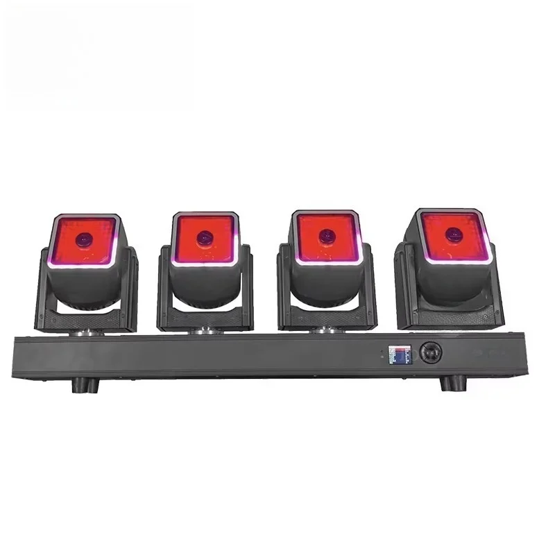 4 * 60W RGBW Light Emitting Diode Infinite Rotation Mobile Headlight