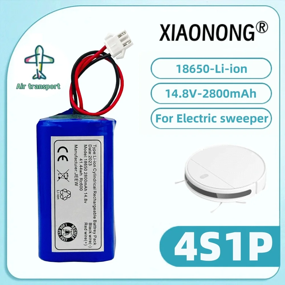 

14.8V 2800mAh Li-ion Battery SM 3P Plug For Airrobo P20 Robot Vacuum Cleaner