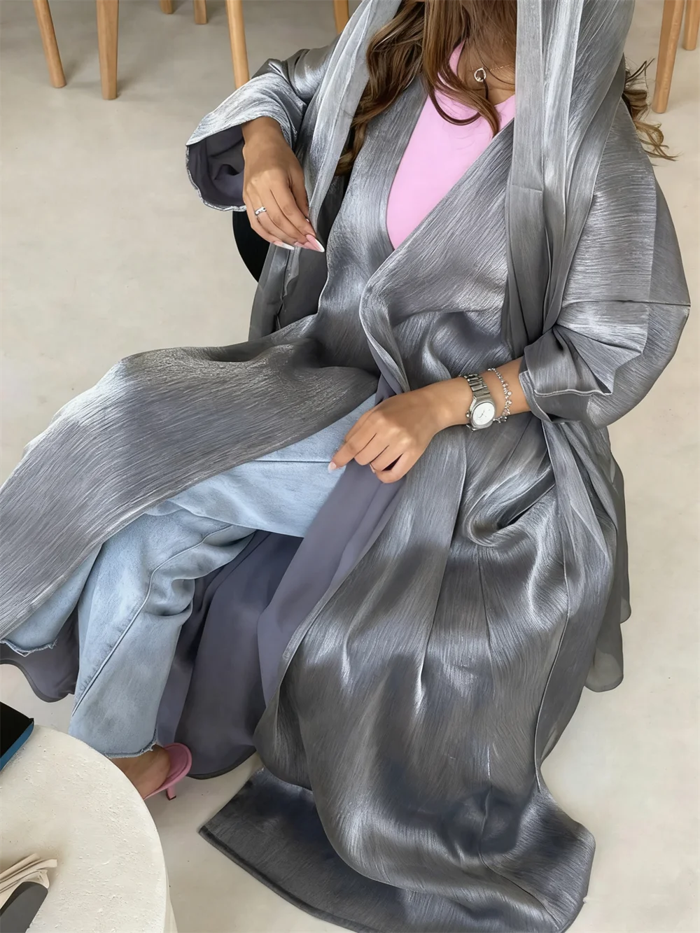 عباية عيد دبي عبايات نسائية فستان إسلامي قفطان تركي كيبيا قفطان مغربي نسائي رداء إسلامي ملابس كيمونو جلابية Abbayas