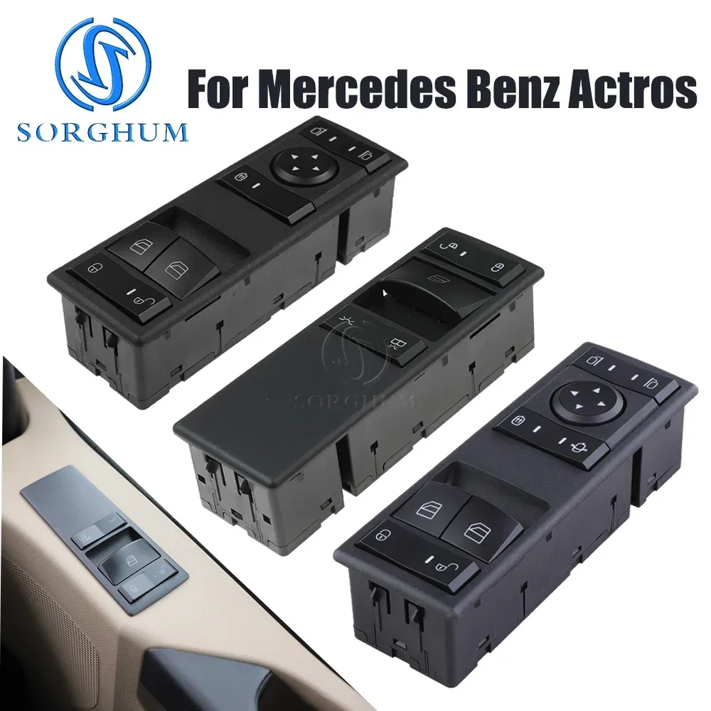 

SORGHUM For Mercedes Benz Actros MP4 Truck Spare Parts Power Master Window Control Switch A9605451213 A9605450813 A9605450913