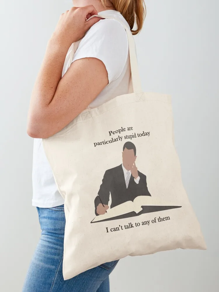 Michel - People are stupid Tote Bag Custom bag Women's bags Canvas Tote Bag