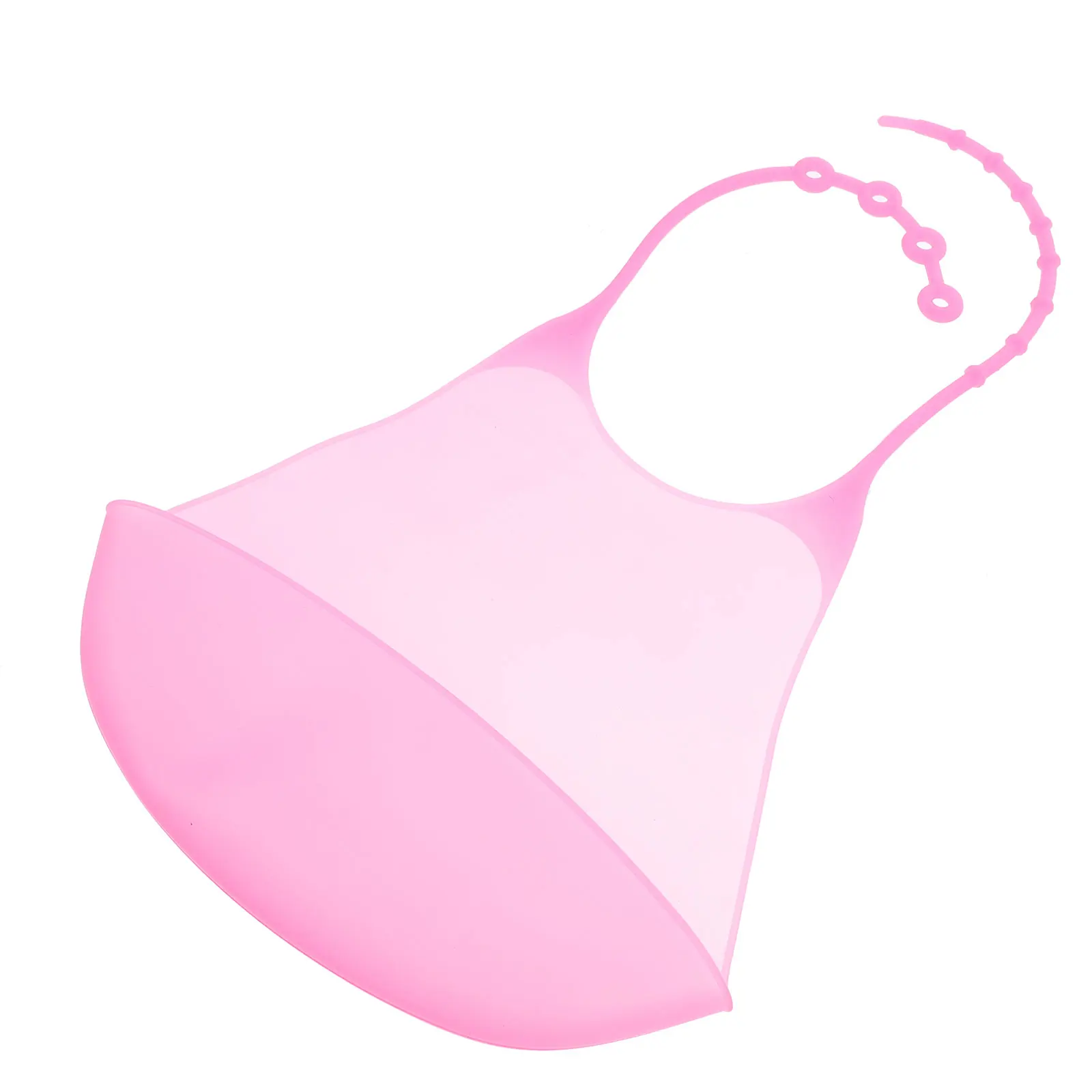 

Waterproof Bib Silicone Adult Eating Apron Washable Feeding Dribble Pink Gel Men Optional Size Adjustable Reusable Clean Health