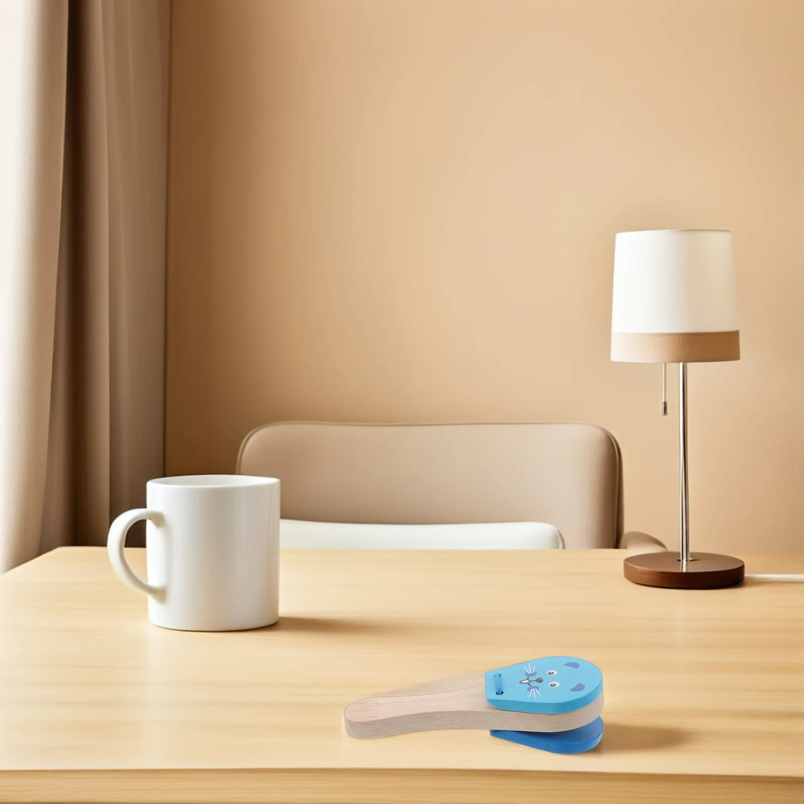 

3Pcs Wooden Baby Castanets Animal Shaker Handheld Percussion Instrument Early Education Music Sound Toddler Kids Instruments