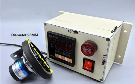 

Rotary Encoder 300ppr Digital Electronic Meter Counter Wheel Roll Length Measuring Meter Testing Equipment High quality