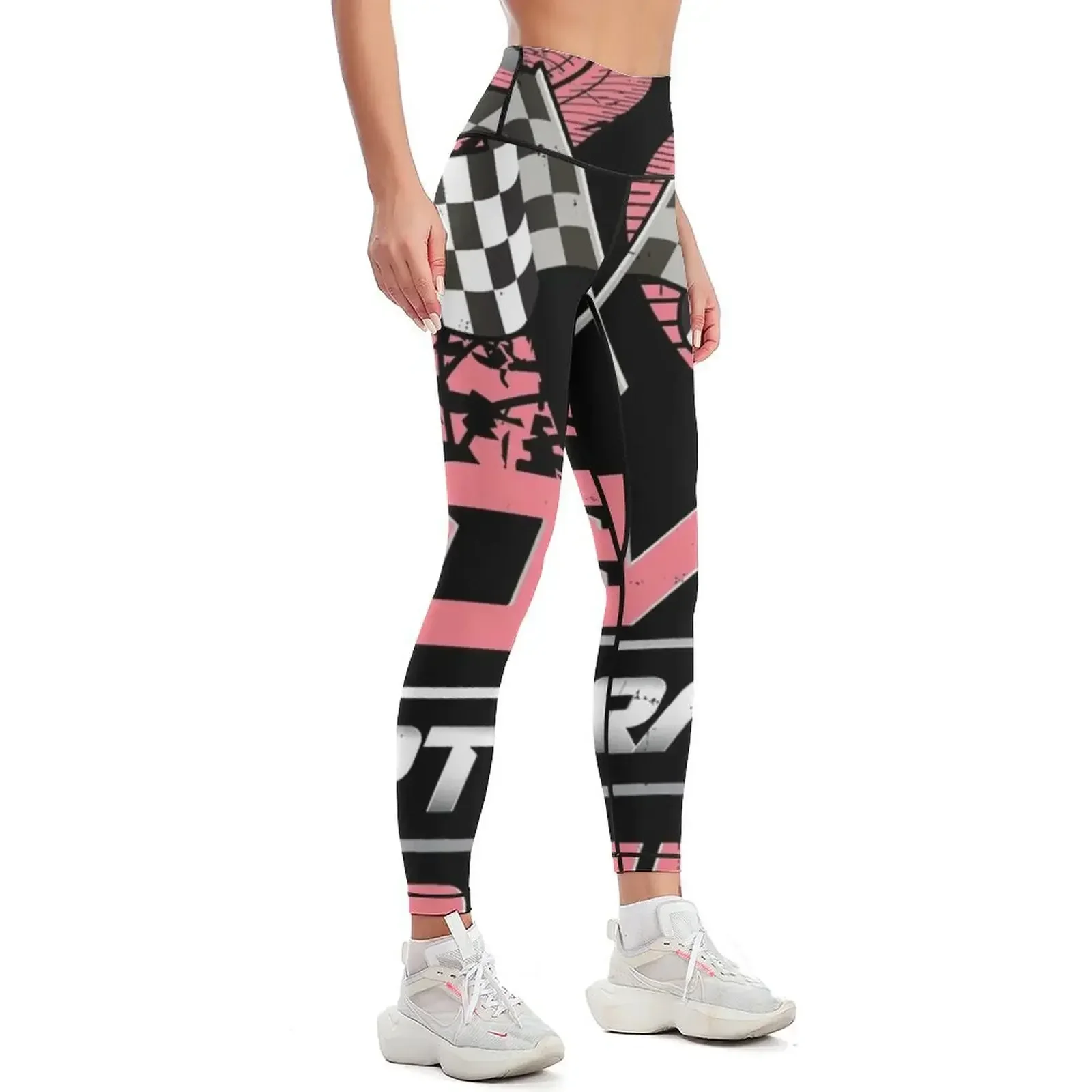 sommige meisjes houden van dirt track races. Legging sporttennis voor Legginsy push-up Dames sport gymkleding Damesleggings