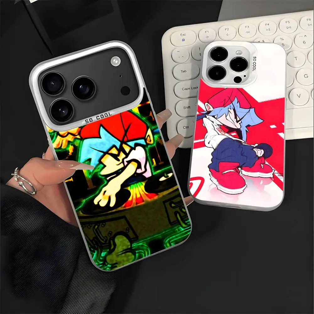 

Game F-Friday Night F-Funkins For White Candy Matte Cover iPhone 17,16,15,14,13,12,11,Mini,Pro,Plus