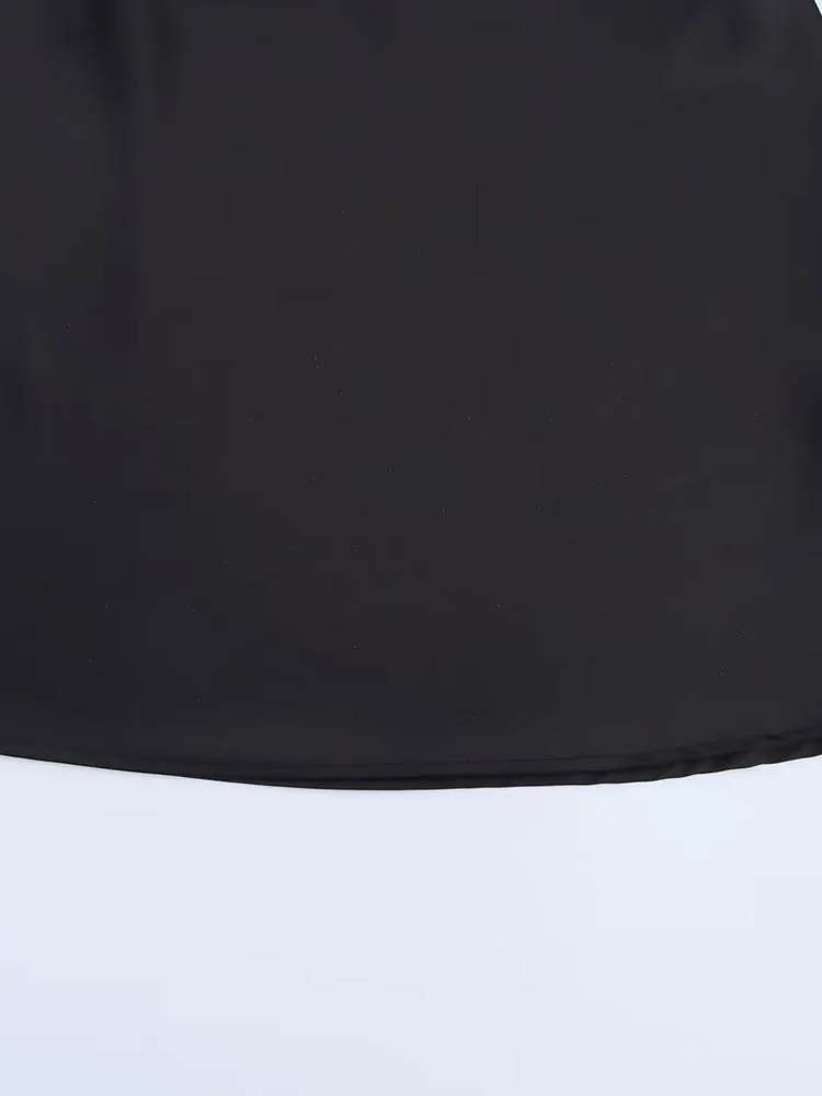 2025 kobiet lato Halter Mini sukienka moda seksowna satynowa Backless solidna kobieta eleganckie sukienki na imprezę uliczną odzież