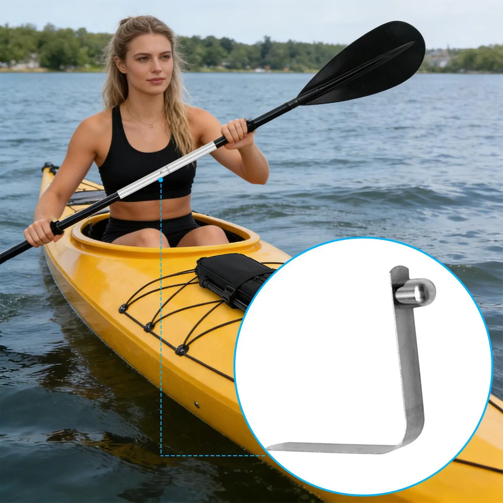 Stangenklammern, 5 Stück, V-förmige Positionierungsstifte, Zeltstangenklammern für Camping, Kajak, Zelt, Outdoor, Vordach, Markise, Bootsröhre