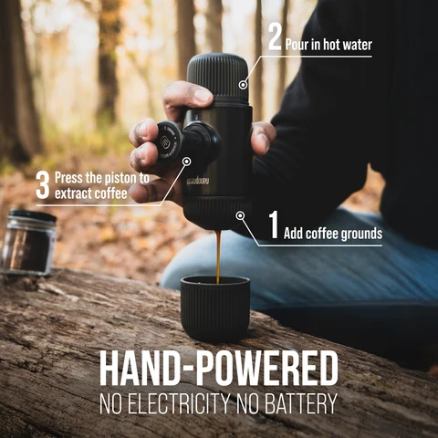 Wacaco Nanopresso - портативная эспрессо-машина для настоящих ценителей кофе — изображение товара