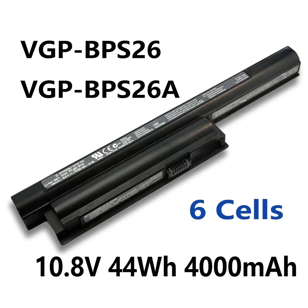 VGP-BPS26 VGP-BPS26A 10,8 V 44Wh 4000mAh batería del ordenador portátil para SONY AVIO SVE14A SVE141 SVE15 SVE17 VPC-CA15 VPC-CA16 VPC-CB