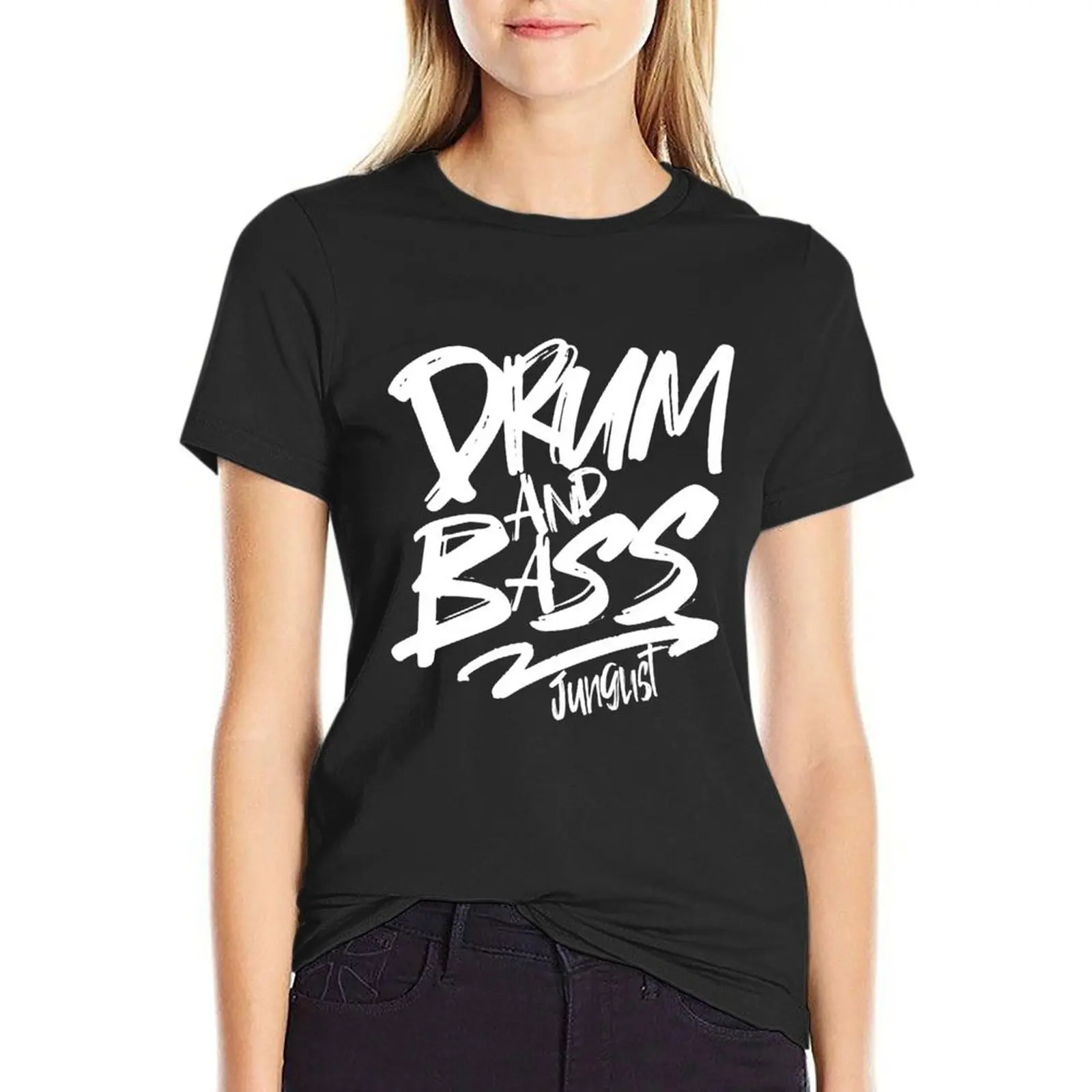 

DRUM AND BASS - Junglist Signature (white) T-Shirt shirts graphic tees blacks Aesthetic clothing new edition womans clothing