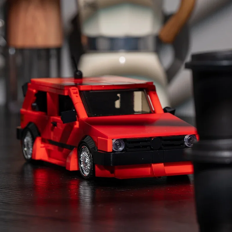 479 ELEMENTÓW MOC MK2 Retro Sportowy Samochód Klocki Konstrukcyjne Model Pojazdu Kolekcja Samochodów Wyścigowych Zabawki Pojazdów Kolekcjonerskich Prezent dla Dzieci i Dorosłych