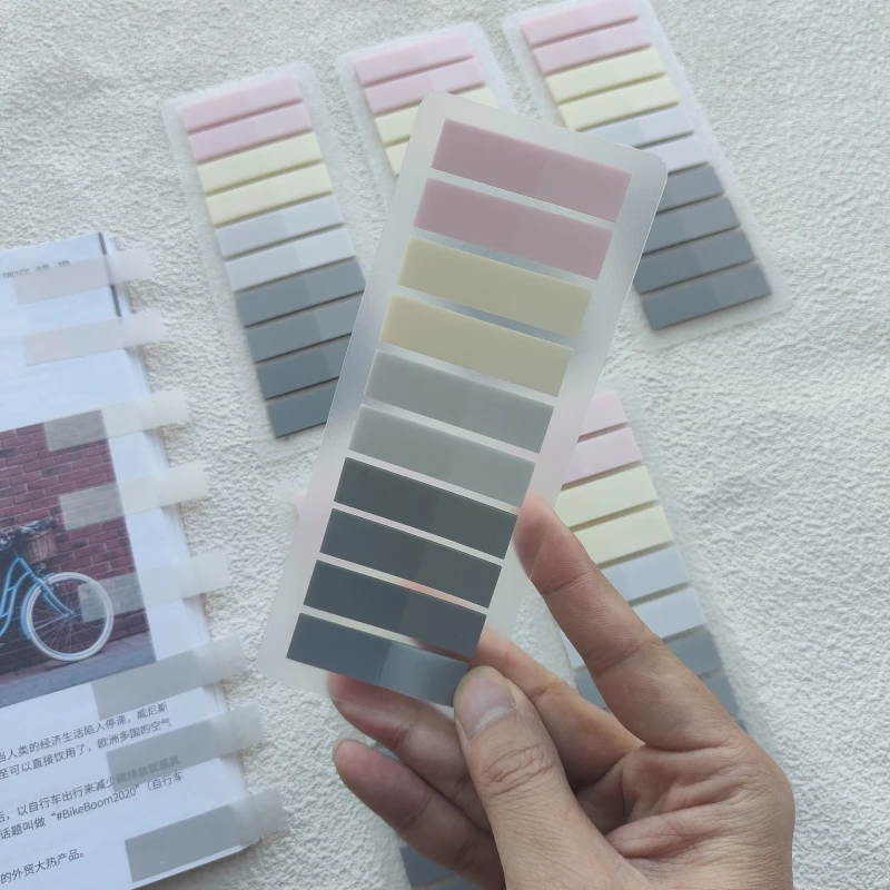 1200Pc Index Tabs Self Adhesive Page Markers Transparent Waterproof Sticky Notes Classify Files Flags Kawaii Planner Stickers