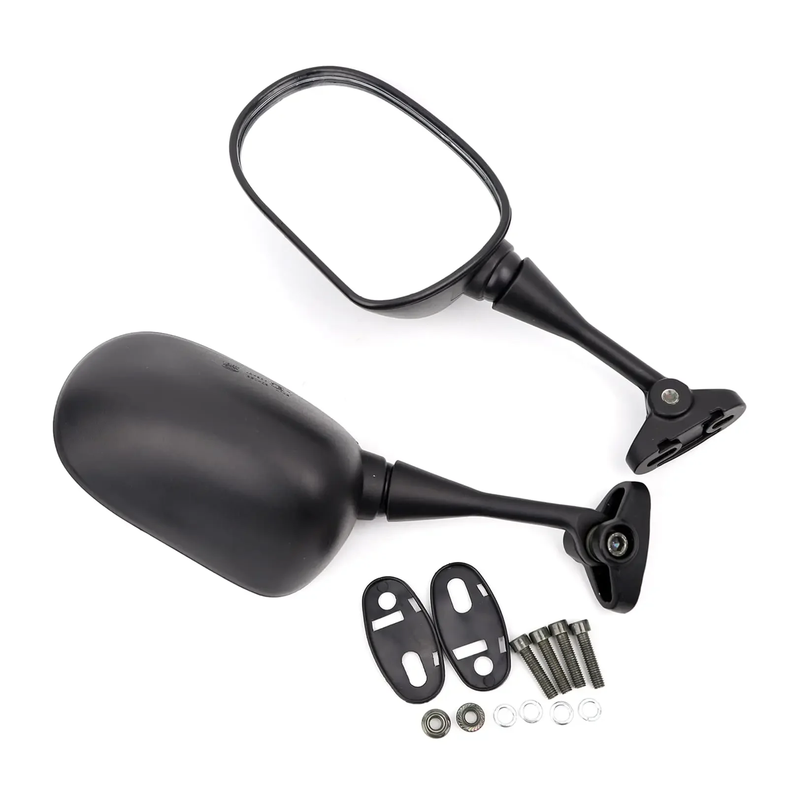 

Зеркала заднего вида для мотоциклов с выпуклым стеклом и регулировкой, подходят для Honda CBR600, CBR250, CBR300, CBR1000, Ninja 250R, Suzuki, Hyosung GT125R
