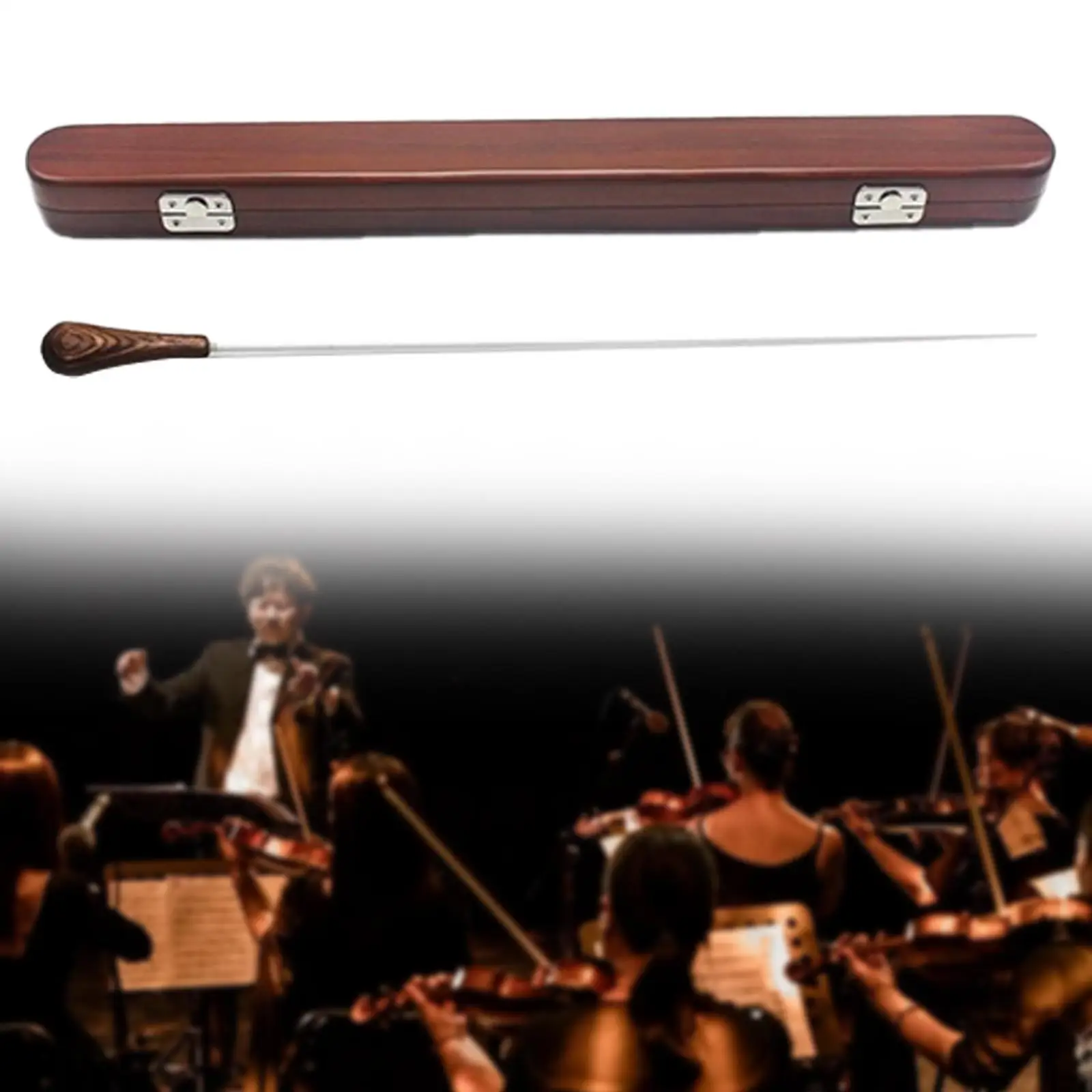 

Conducting Baton Handmade Versatile Use Comfortable Grip with Storage Case