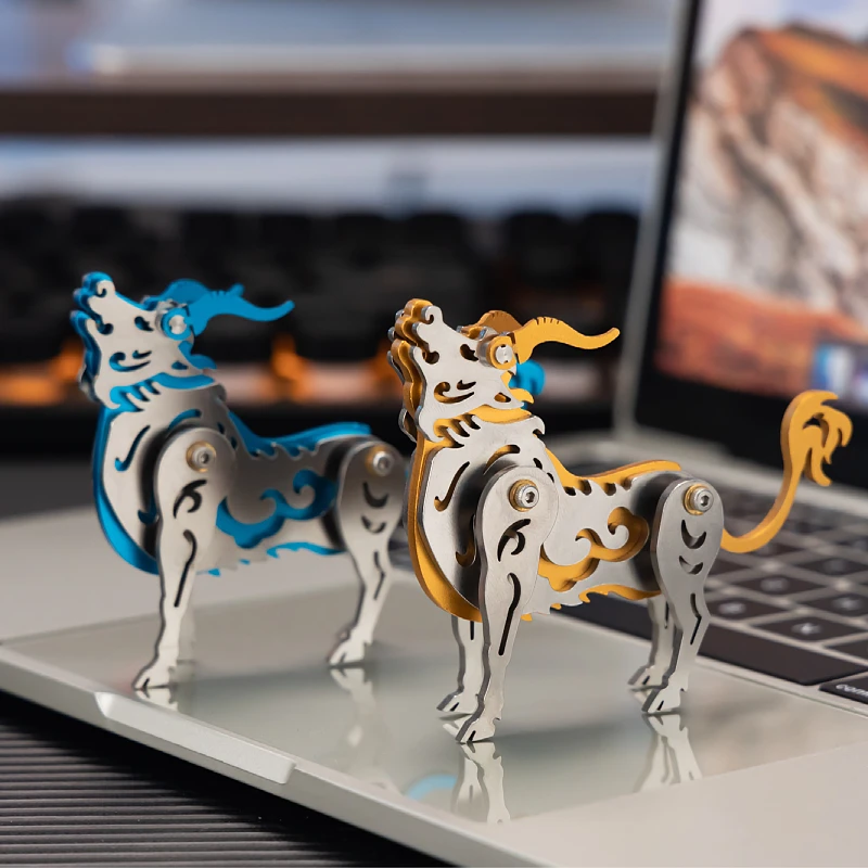 

MOKR Зодиак Корова 3D Металлическая Пазл Детская Игрушка Рождественский Подарок На День Рождения Образование Обучение DIY Сборочная Модель Ручной Работы