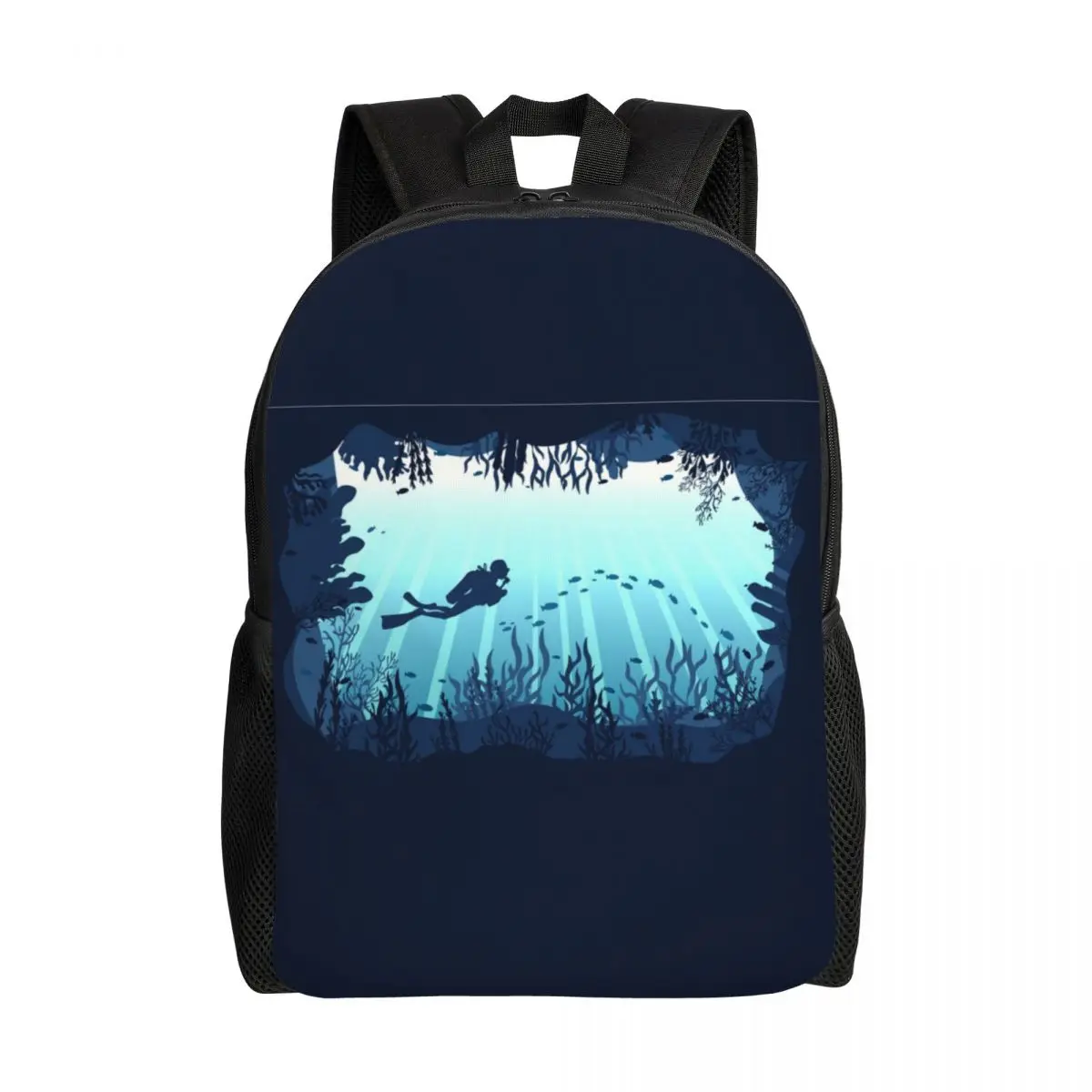 

Scuba Diving Backpack for Women Men School College Student Bookbag Fits Laptop Dive Diver Quote Bags Large Capacity Backpack