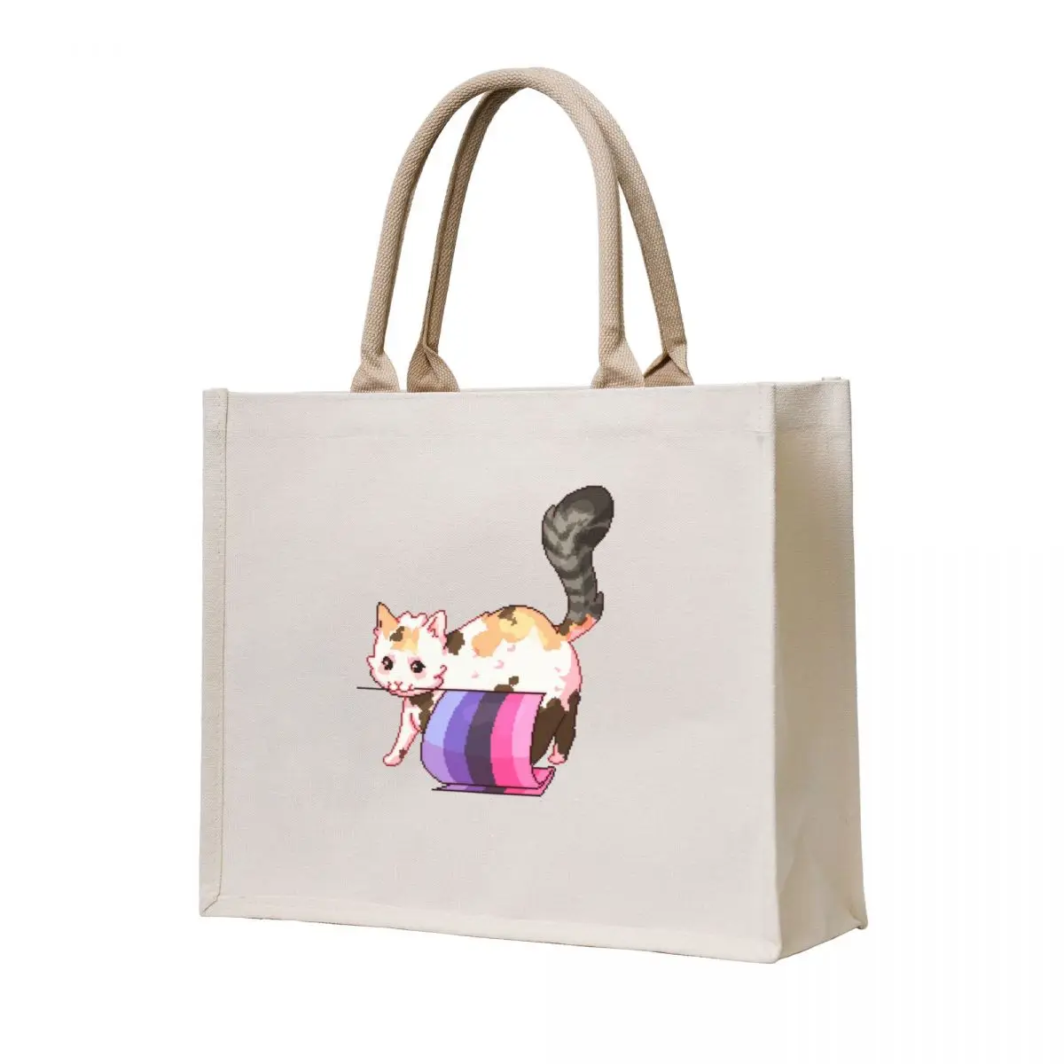 

Omnisexual Pride Cat Tote Bag Cloth bag great bag Women's bags