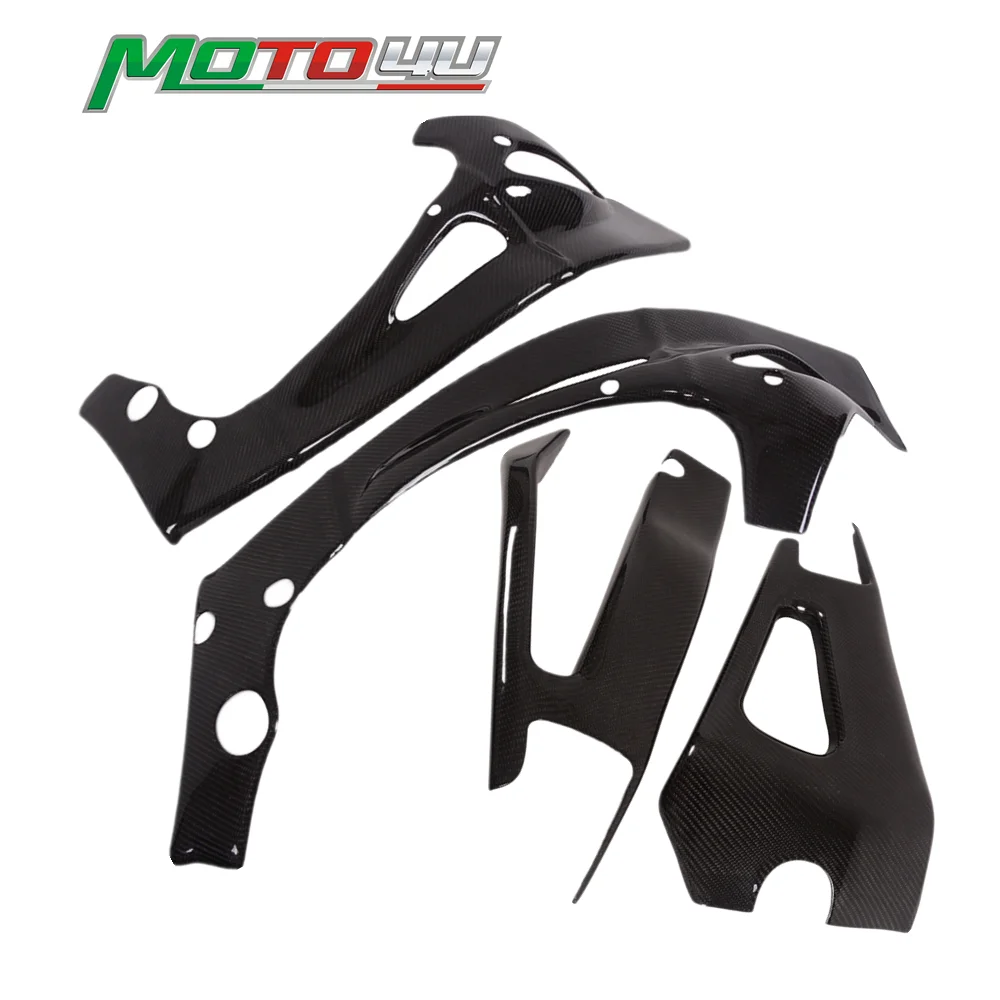 For YAMAHA YZF-R1 2009 2010 2011 2012 2013 2014 Carbon Fiber Motorcycle Frame Covers and Swingarm Covers Protectors Full Edition